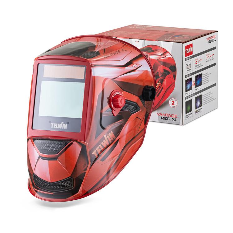 Telwin Vantage Red XL Automatic Welding Helmet